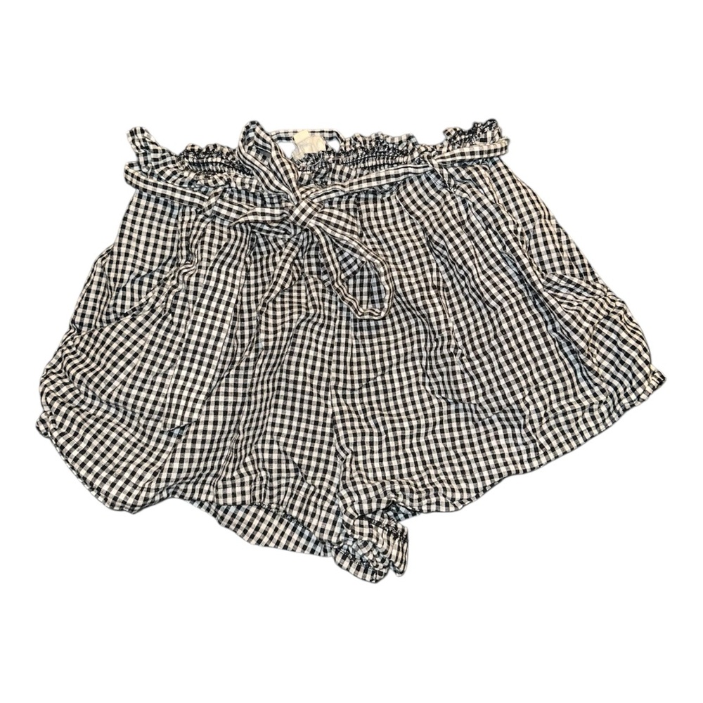 For Love & Lemons‎ Black and White Gingham Women's Shorts